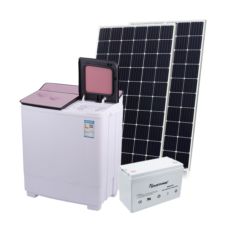 Machine à laver à double cuve à énergie solaire DC 12V économe en énergie pour la maison